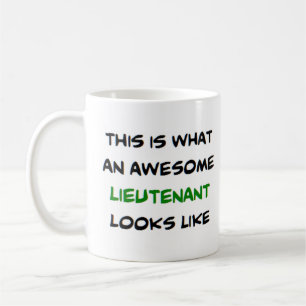 löjtnant, fantastisk kaffemugg