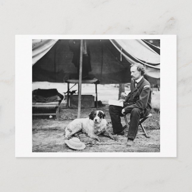Löjtnant Georger Custer PhotographVirginia Vykort (Framsida)