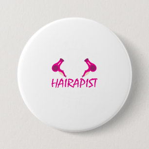 Löjtnant Hairdresser Hairstylist gav Hairapist Knapp