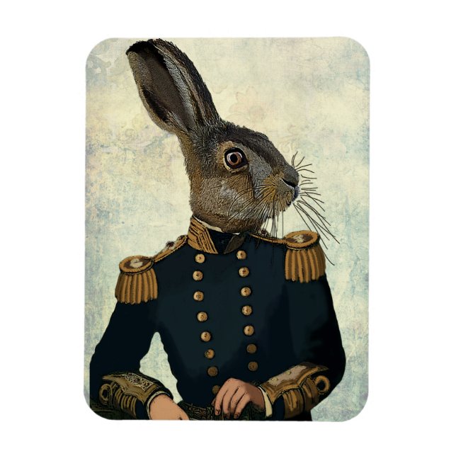 Löjtnant Hare 2 Magnet (Vertikal)