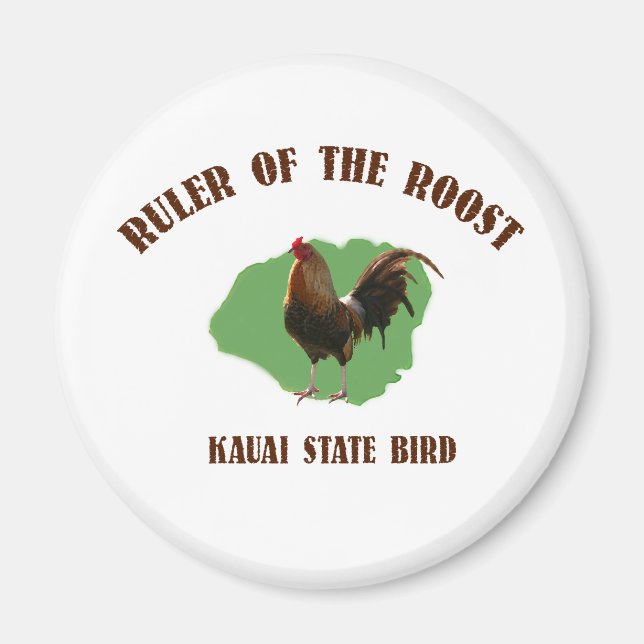 Löjtnant i Roost Kauai Magnet (Framsidan)