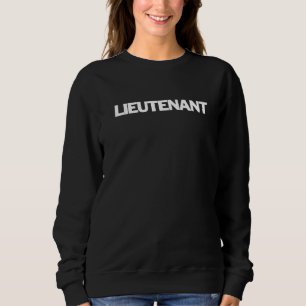 Löjtnant Insignia Text Kläder USA:s militär T Shirt