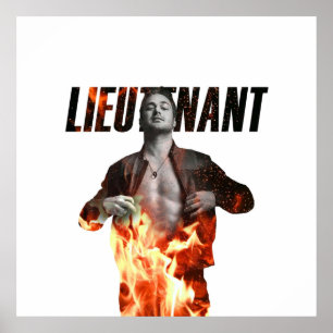 Löjtnant Kelly Severide från Chicago Fire Poster