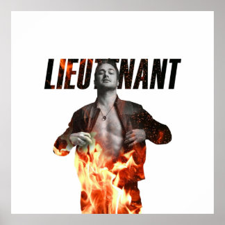 Löjtnant Kelly Severide från Chicago Fire Poster