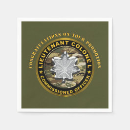 Löjtnant LTC-marknadsföring Pappersservett