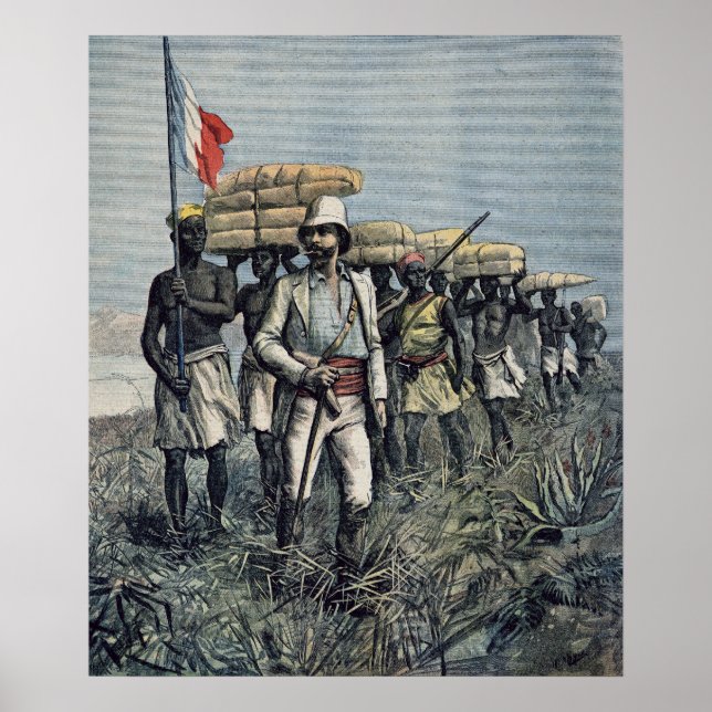 Löjtnant Mizon Uppdrag 1892 Poster (Framsidan)