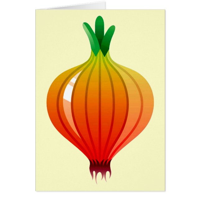 Lök Hälsningskort (Framsidan)