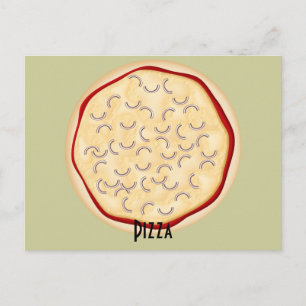 Lök Pizza Receptkort Vykort