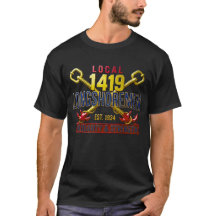 Lokal 1419 Longshoremen Vintage Solidaritet T-Shir