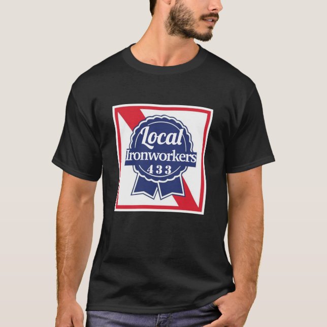 Lokal 433-ironarbetartröja t shirt (Framsida)