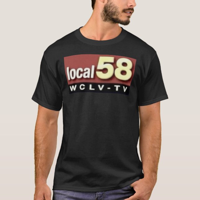 Lokal 58-Logotyps klassisk T-Shirt (Framsida)