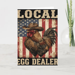 Lokal ägghandlarlista Påsk Rollig kycklingfarm Kort