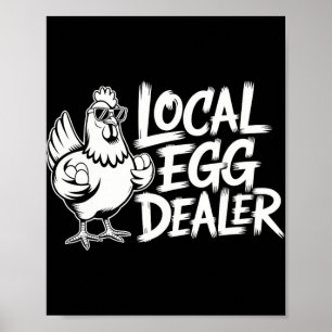Lokal ägghandlarlista Påsk Rollig Kycklinggård Poster