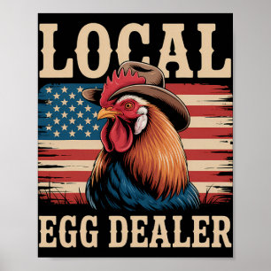 Lokal ägghandlarlista Påsk Rollig Kycklinggård Poster