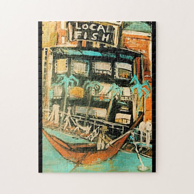 Lokal fisk pussel (Vertikal)
