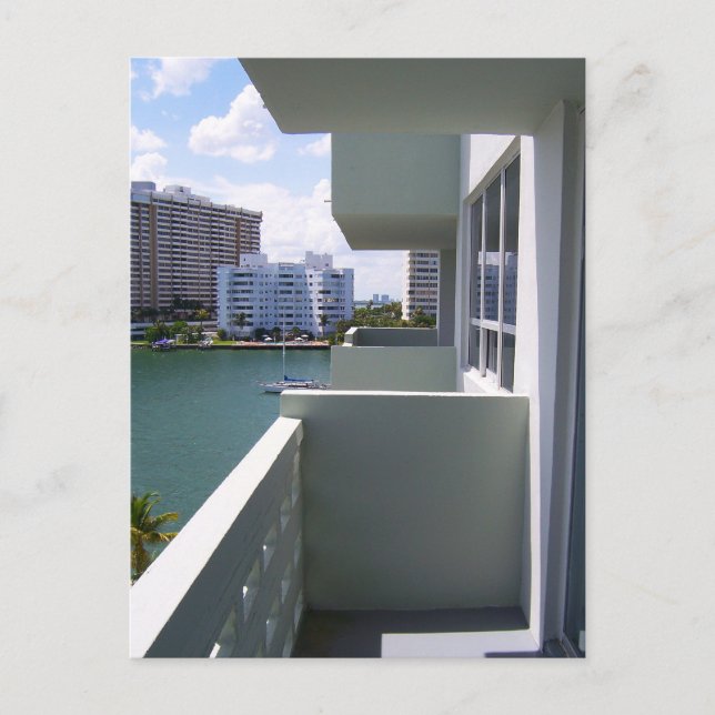 Lokal med en vy vykort (Framsida)