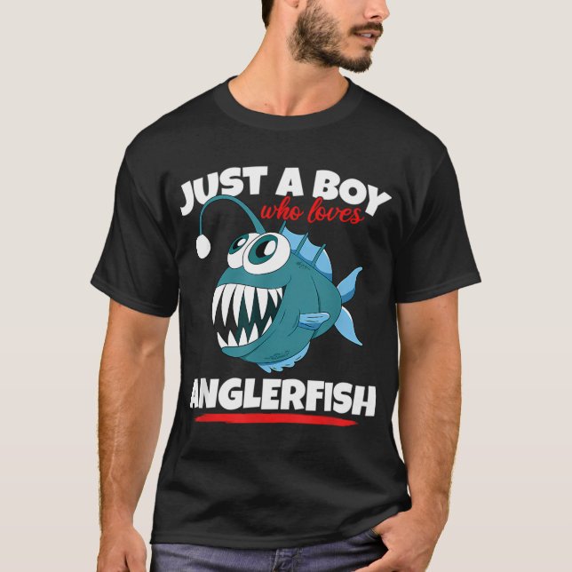 Lokal pojke från södern fiskar t shirt (Framsida)