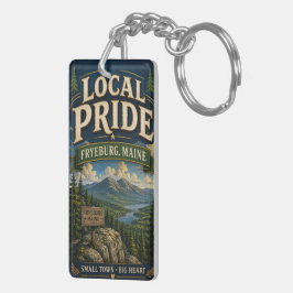 Lokal Stolthet Fryeburg Maine Rektangel Akryl