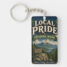 Lokal Stolthet Fryeburg Maine Rektangel Akryl 