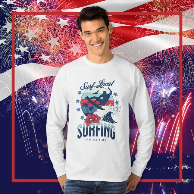 Lokal surfa t shirt (Surf Local Long Sleeve T-Shirt)
