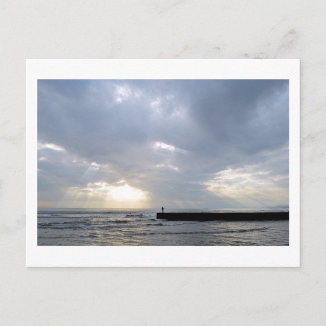 Lokal till Breathe: Sagami Bay, Japan Postcard Vykort (Framsida)