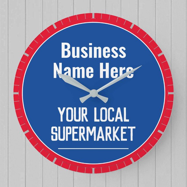 Lokal väggklocka för supermarket (Skapare uppladdad)