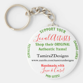 Lokala artister nyckelring