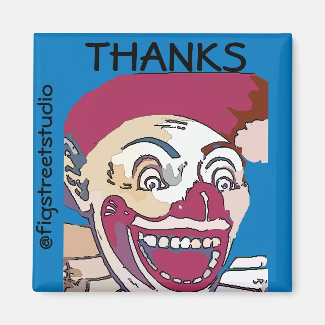 Lokala artister, Tack, redigera text Magnet (Framsidan)