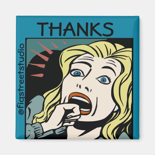 Lokala artister, Tack, redigera text Magnet (Framsidan)