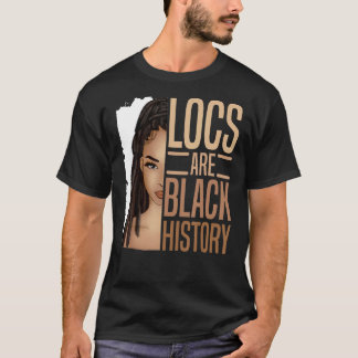Lokaler är svart historik afrikansk amerikansk sva t shirt