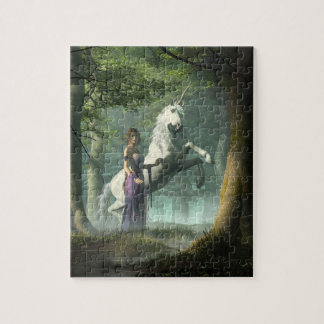 Lokalerna i Enchanted Forest Pussel