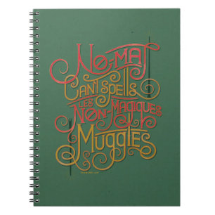 Lokaliserad översättningsgrafik för MUGGLE™ Anteckningsbok