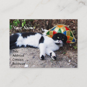 LOKALISERING AV KATT-, HARLEKIN- OCH VINTAGE-STEM VISITKORT