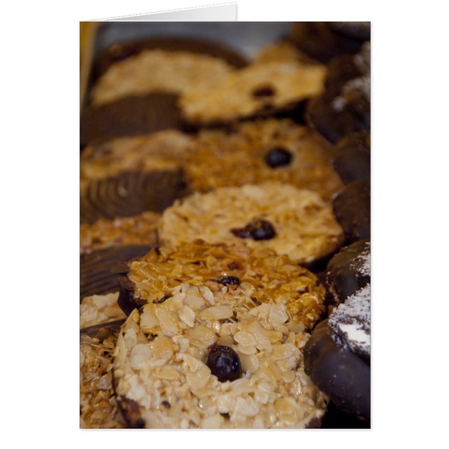 Lokalt bagerifönster, Wertheim. Hälsningskort (Framsidan)