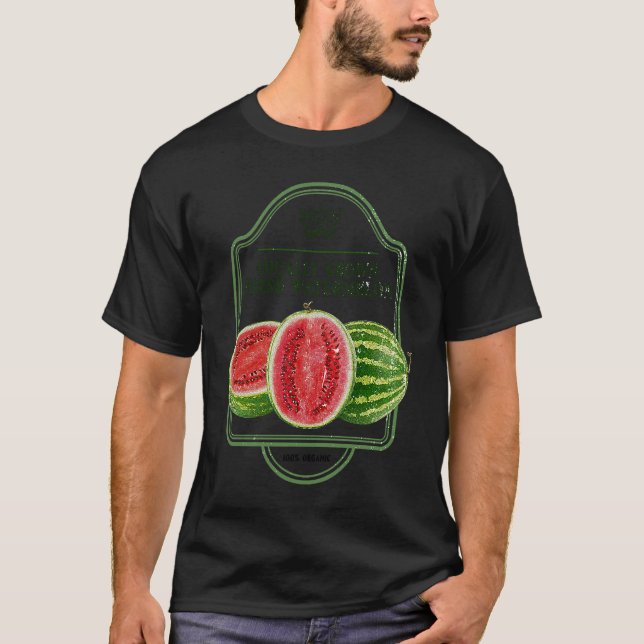 Lokalt färsk vattenmelon t shirt (Framsida)