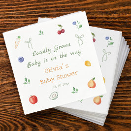 Lokalt Grown Baby dusch Pappersservett
