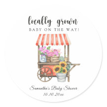 Lokalt Odla Blommor Bönder Marknad Baby Shower