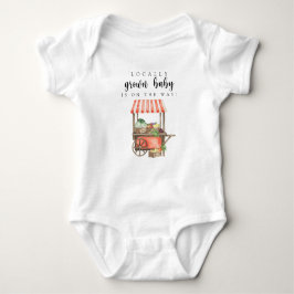Lokalt odlad Baby-bondgårdar marknadsför babyskor T Shirt