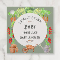 Lokalt Odlad Baby Sage Grön Bebis Shower