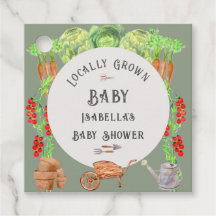Lokalt Odlad Baby Sage Grön Bebis Shower