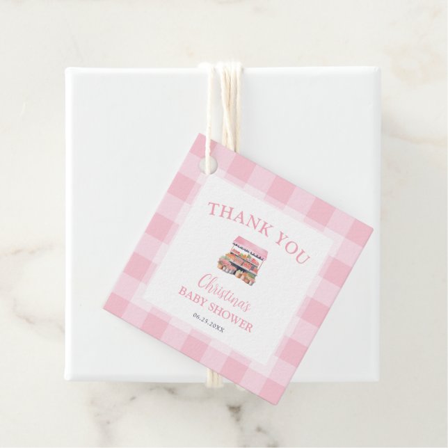 Lokalt odlad babybabyskare Tack Gåvor Etiketter (På plats)