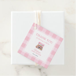 Lokalt odlad babybabyskare Tack Gåvor Etiketter