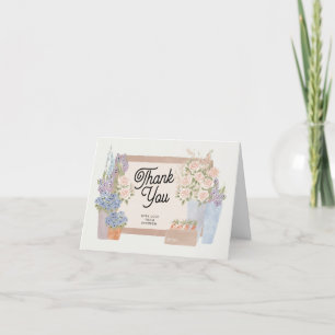 Lokalt odlad babybabyskor för blommor tack kort