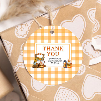 Lokalt odlad babybabystödram gåvor etiketter