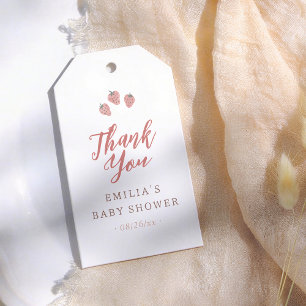 Lokalt Odlad Babybär Bebisens Förfest Tack Presentetikett