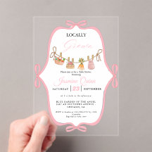 Lokalt odlad babydusch Baby sprinkle