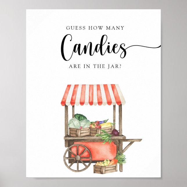 Lokalt odlad babydusch - gissa hur många kanaler poster (Framsidan)