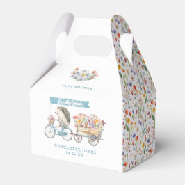 Lokalt odlad babystövel för Cute Hedgehog Vår Presentaskar