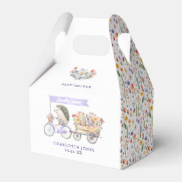 Lokalt odlad babystövel för Cute Hedgehog Vår Presentaskar