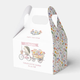 Lokalt odlad babystövel för Cute Hedgehog Vår Presentaskar